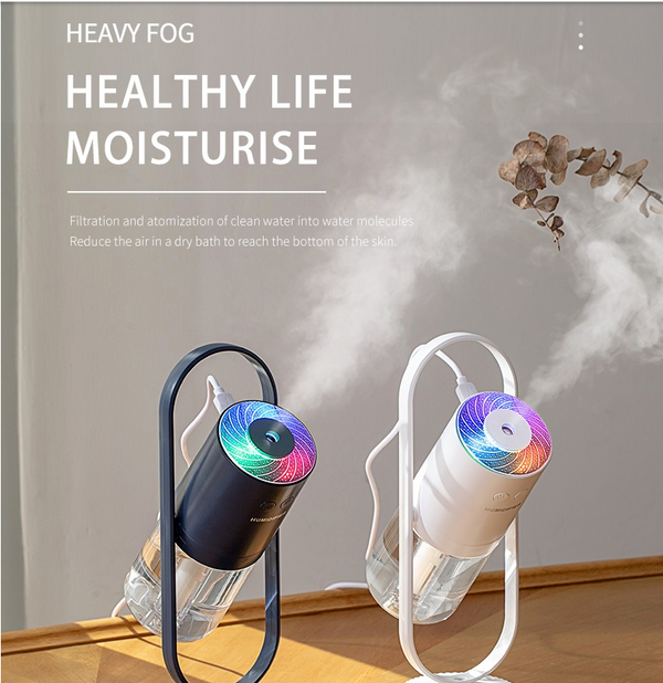 USB Air Humidifier with Projection Night Lights