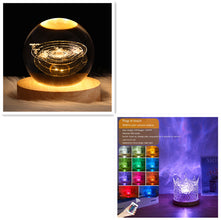 LED Water Ripple Projection Night Light