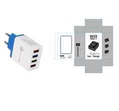 3.0 USB Wall Mobile Charger Adapter